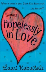 Writer Lauri Kubuitsile Book Cover - Signed, Hopelessly in Love