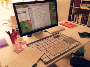 Natasha's desk and computer