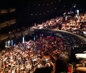 Crowd for Elizabeth Gilbert's talk on How to Be Creative at All About Women