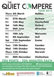 The Quiet Compere 2015 Tour Schedule