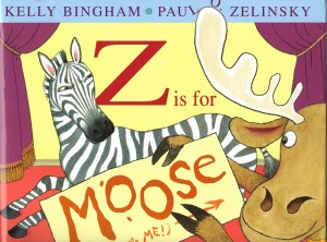 Writer Kelly Bingham Book Cover - Z Is for Moose