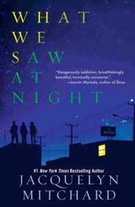 Writer Jacquelyn Mitchard Book Cover - What We Saw at Night