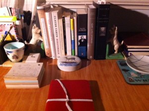 Yvette Walker's writing desk