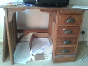 Kate's childhood desk