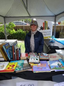 Sarah Garnett from The Footpath Library at Writers in the Park 2015 - edited by Nicole Melanson