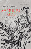 Writer Sandy Fussell Book Cover - Black Tengu from Samurai Kids