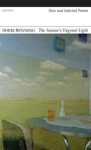 Poet Sheri Benning Book Cover - The Season's Vagrant Light