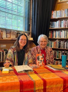 Writers Evelyn Anderton and Pearl Wolfe